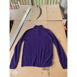 Joyce Lane Ladies Vintage Purple‎ Sweater Cardigan, Medium Quarter Zip, Sweater